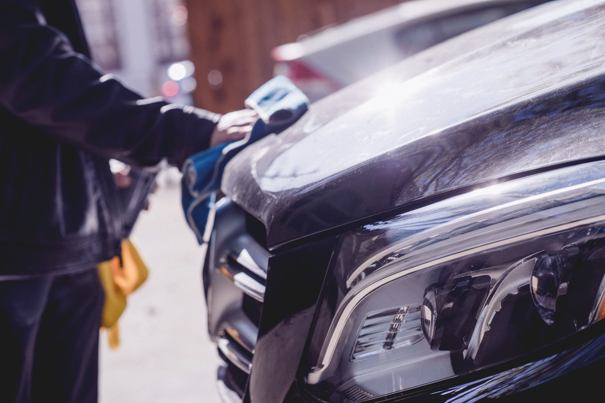 Polishing Car